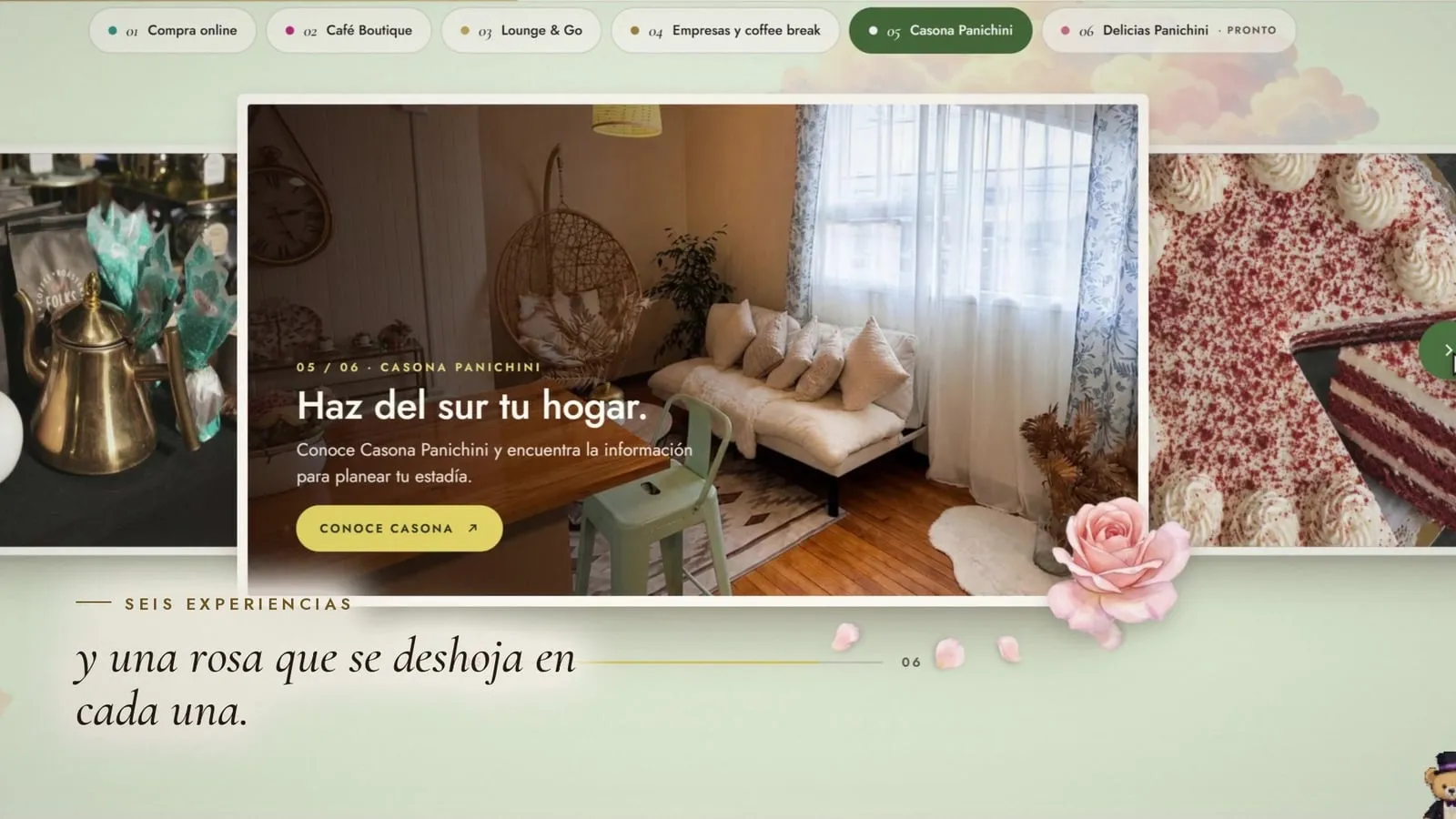 Experiencia Casona Panichini: “Haz del sur tu hogar”, con fotografía del interior de la casona